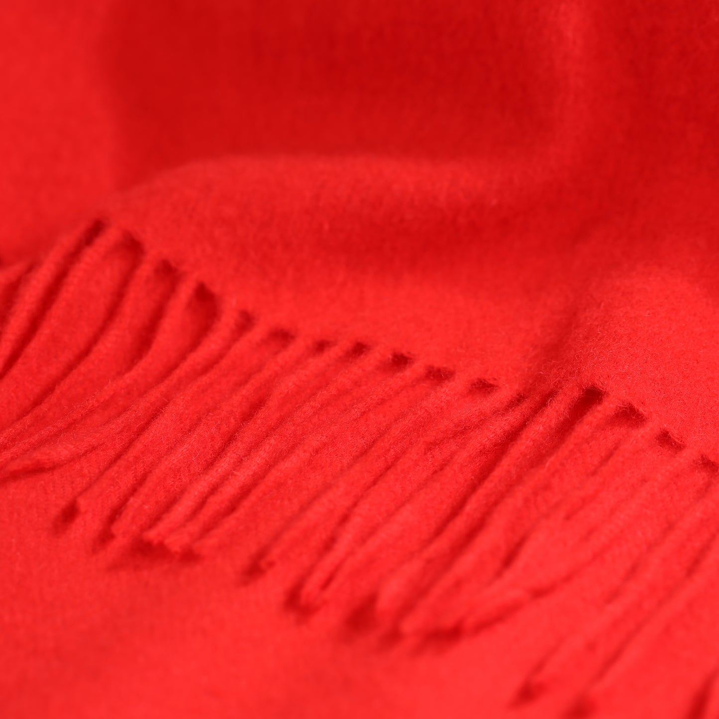 Venetian Scarlet 100% Lambswool Large Blanket Scarf