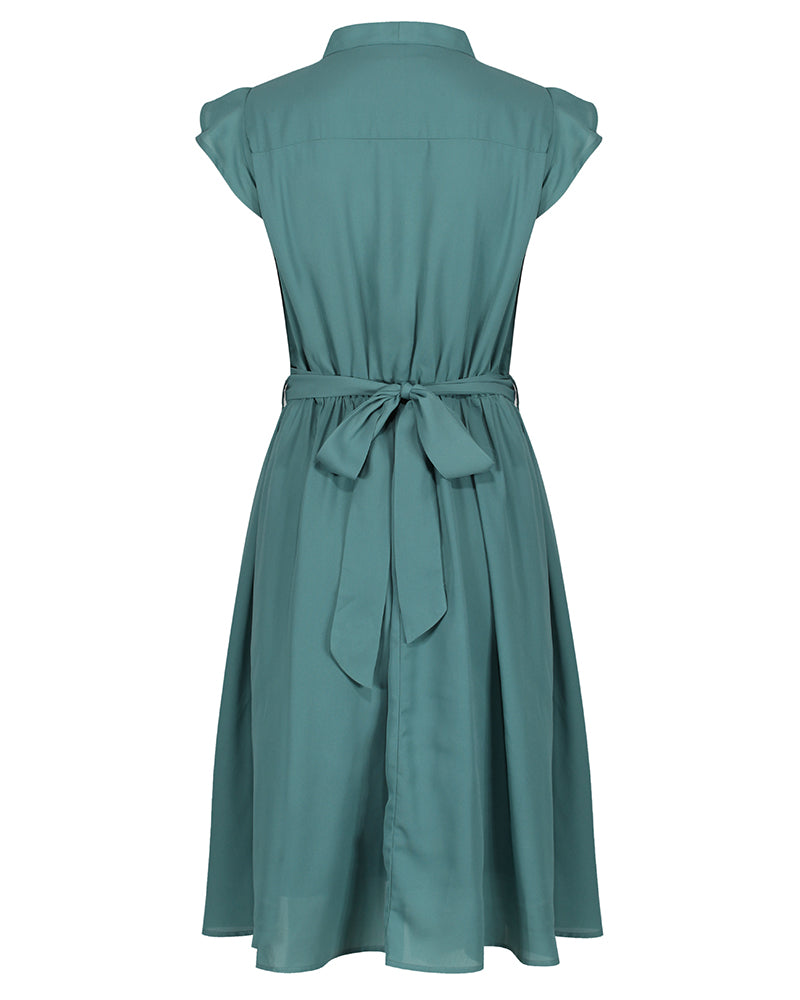 Lindy Bop 'Kody' Sage Green Vintage 1940s Garden Party Tea Dress