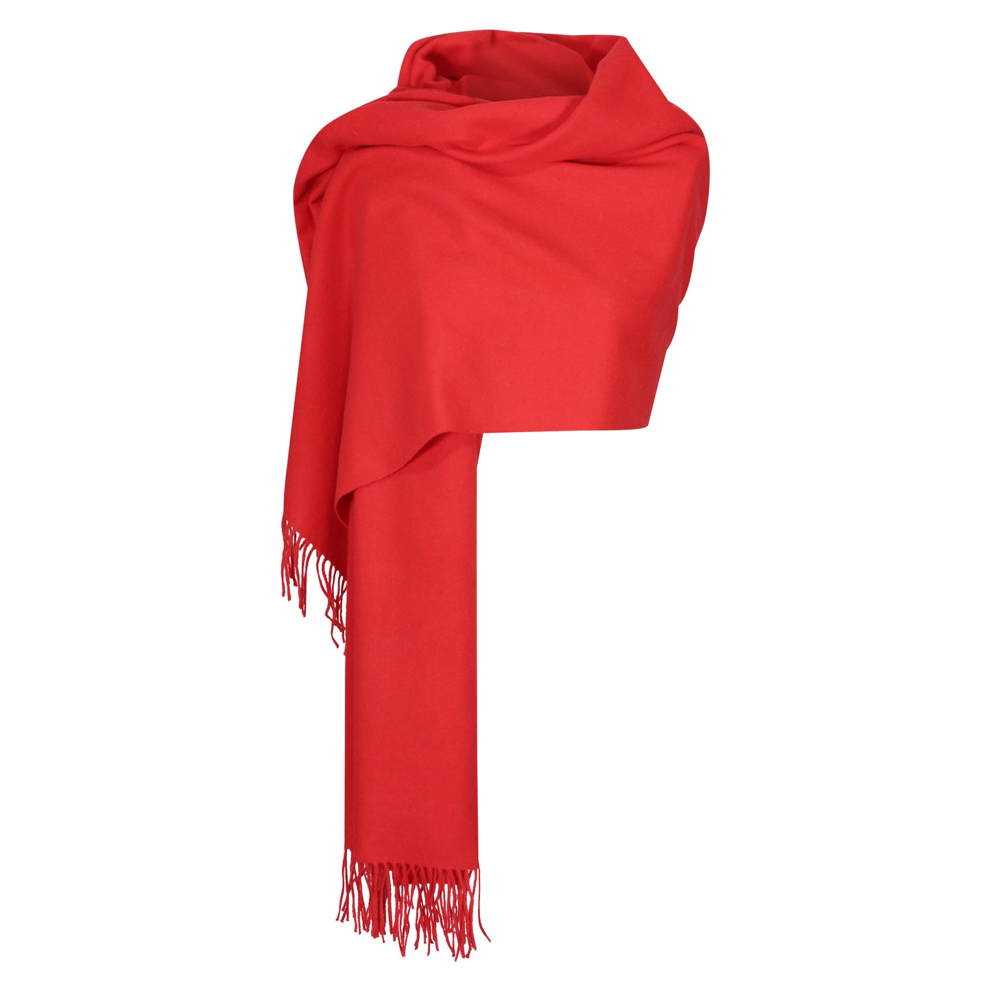 Venetian Scarlet 100% Lambswool Large Blanket Scarf